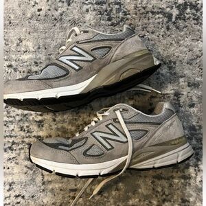 New Balance 990v4 Made In USA Grey White Silver Women's Size 10 | B | W990GL4